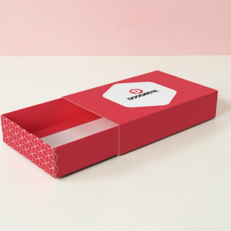 Schuifdoosje van vouwkarton